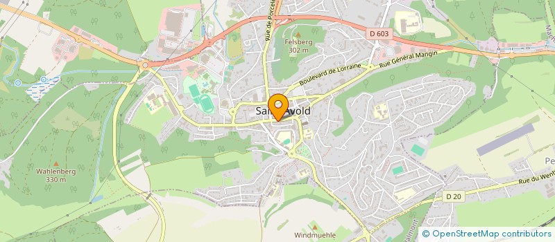 localisation de l'entreprise SCI LES COMTES DE CREHANGE à SAINT-AVOLD