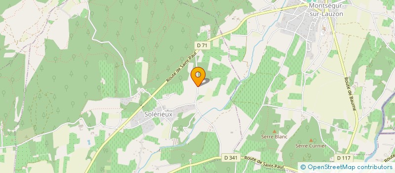 localisation de l'entreprise SCI LES COMTESSES  SOLERIEUX