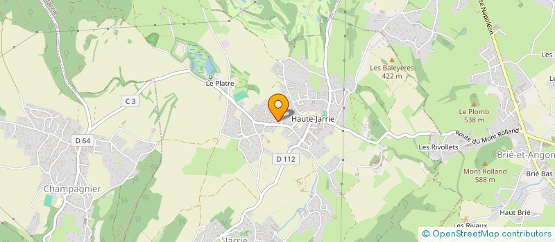 localisation de l'entreprise SCI LES CONDAMINES  JARRIE