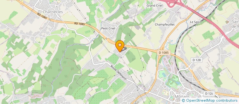 localisation de l'entreprise SCI LES CONIFERES  MOIRANS