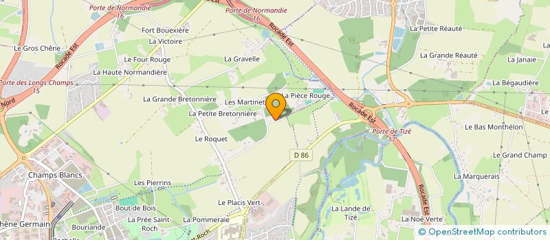 localisation de l'entreprise SCI LES CONILLAUX  CESSON-SEVIGNE