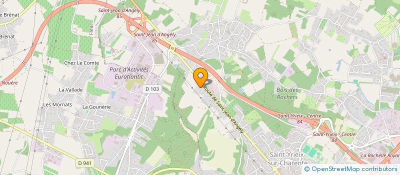 localisation de l'entreprise SCI LES CONOS PERE & FILS à SAINT-YRIEIX-SUR-CHARENTE