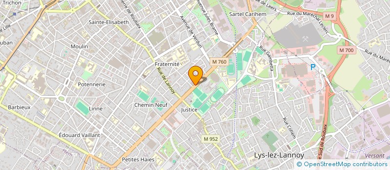 localisation de l'entreprise SCI LES CONQUERANTS  ROUBAIX