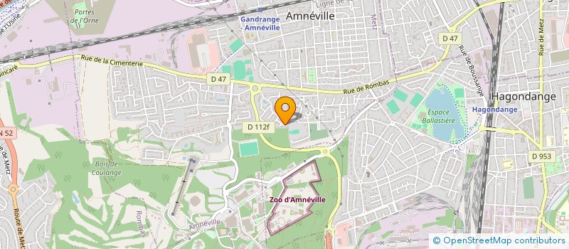 localisation de l'entreprise SCI LES CONSTELLATIONS  AMNEVILLE