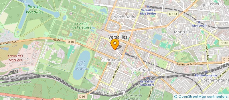 localisation de l'entreprise SCI LES CONSULS à VERSAILLES