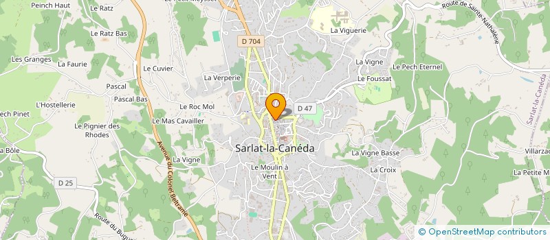 localisation de l'entreprise SCI LES CONSULS à SARLAT-LA-CANEDA
