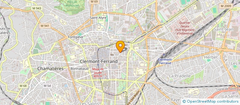 localisation de l'entreprise SCI LES CONSULS  CLERMONT FERRAND