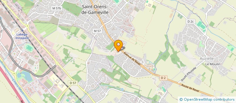 localisation de l'entreprise SCI LES CONSULTANTS  SAINT-ORENS-DE-GAMEVILLE