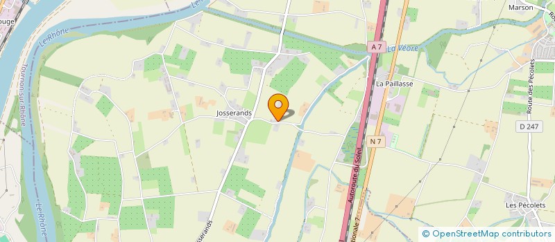 localisation de l'entreprise SCI LES CONTENTS  ETOILE-SUR-RHONE