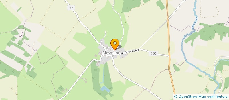 localisation de l'entreprise SCI LES CONVERS  MESMONT