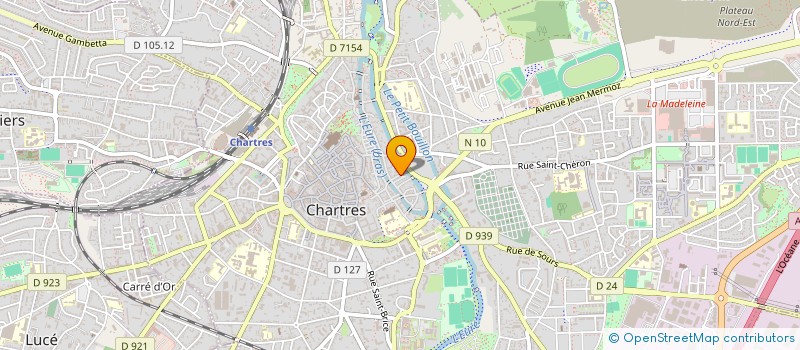 localisation de l'entreprise SCI LES CONVIV'HOTES CHARTRES à CHARTRES