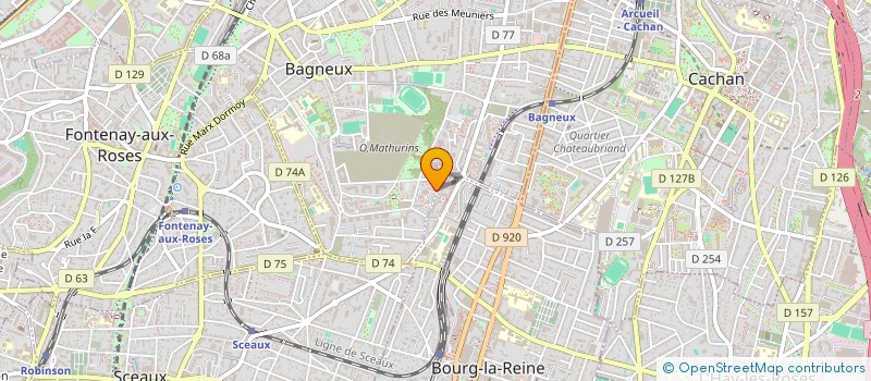 localisation de l'entreprise SCI LES COPAINS à BAGNEUX