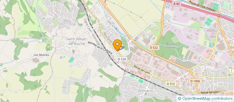 localisation de l'entreprise SCI LES COPAINS  DOMARIN