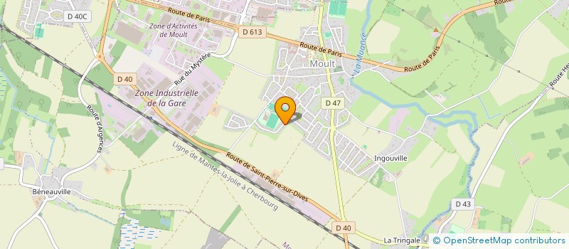 localisation de l'entreprise SCI LES COPAINS  MOULT-CHICHEBOVILLE