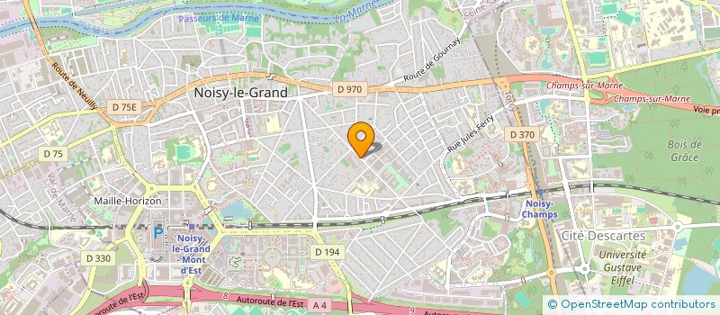 localisation de l'entreprise SCI LES COPAINS D ABORD à NOISY-LE-GRAND