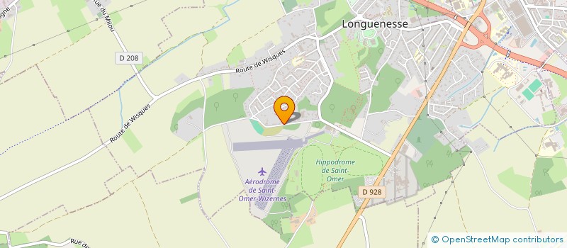 localisation de l'entreprise SCI LES COPAINS DES BRUYERES  LONGUENESSE