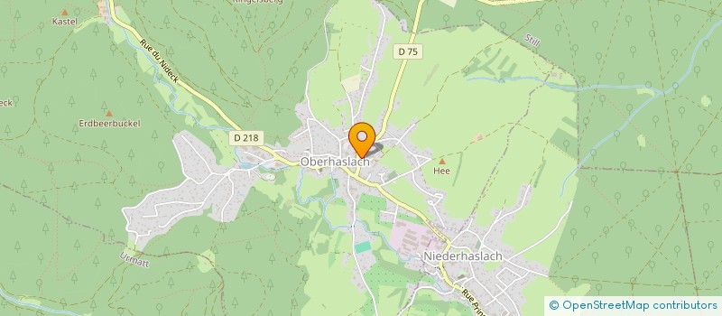 localisation de l'entreprise SCI LES COPEAUX  OBERHASLACH