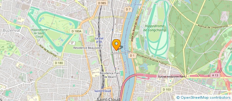 localisation de l'entreprise SCI LES COPINES D'ABORD à SAINT-CLOUD