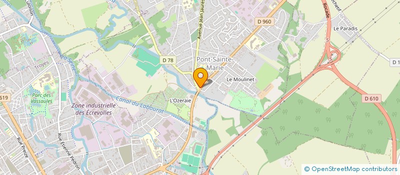 localisation de l'entreprise SCI LES COQUECIGRUES  PONT-SAINTE-MARIE