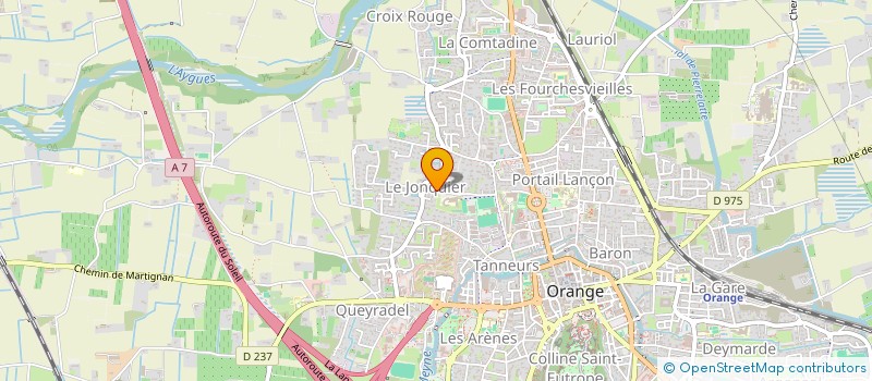 localisation de l'entreprise SCI LES COQUELICOTS  ORANGE