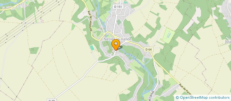 localisation de l'entreprise SCI LES COQUELICOTS  NESLES-LA-VALLEE