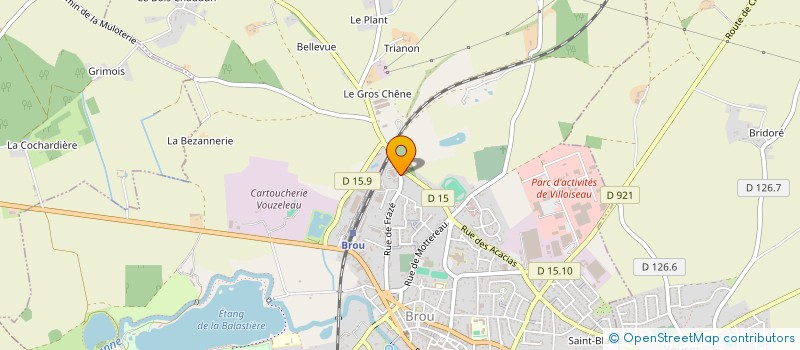 localisation de l'entreprise SCI LES COQUELICOTS à BROU