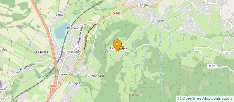 localisation de l'entreprise SCI LES COQUELICOTS 54  BONS-EN-CHABLAIS