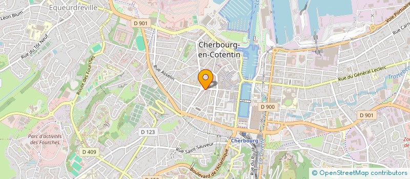 localisation de l'entreprise SCI LES COQUELICOTS à CHERBOURG-EN-COTENTIN