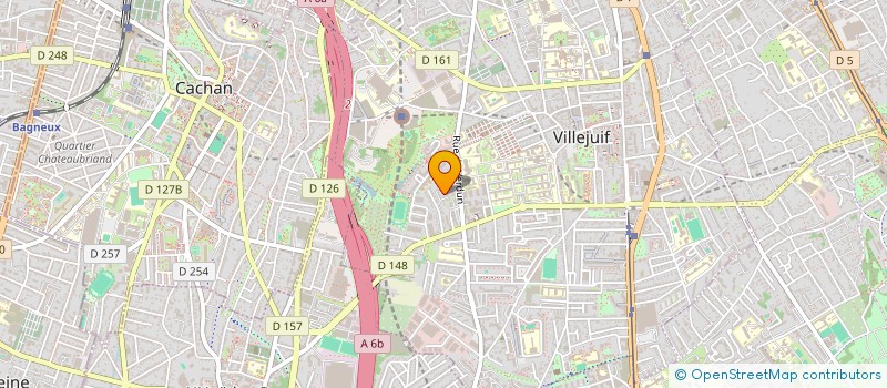 localisation de l'entreprise SCI LES COQUELICOTS à VILLEJUIF