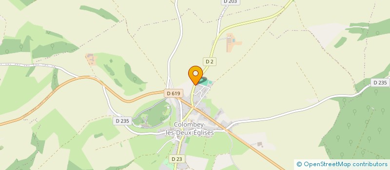 localisation de l'entreprise SCI LES COQUELICOTS à COLOMBEY LES DEUX EGLISES