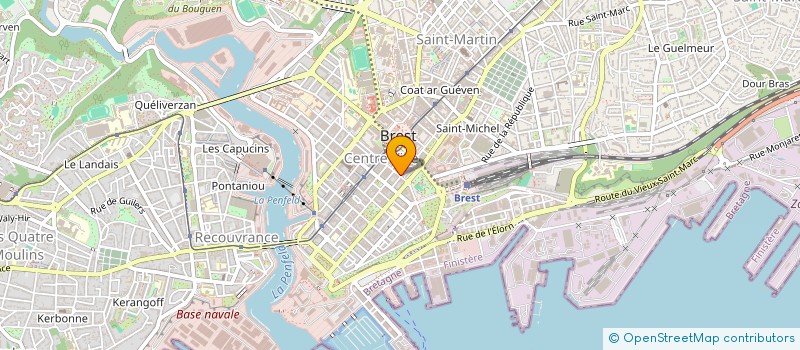 localisation de l'entreprise SCI LES COQUELICOTS  BREST