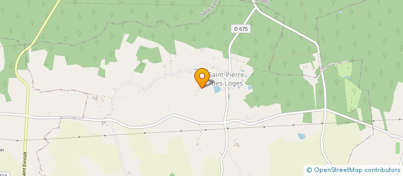 localisation de l'entreprise SCI LES COQUELICOTS  SAINT-PIERRE-DES-LOGES