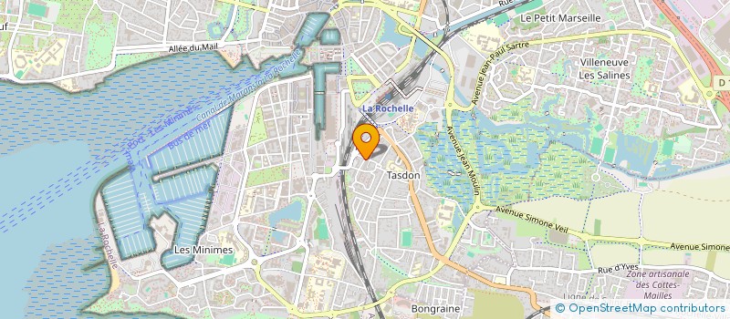 localisation de l'entreprise SCI LES COQUELICOTS  LA ROCHELLE