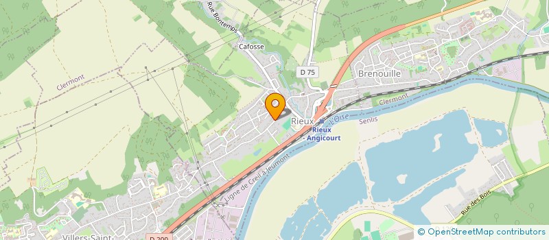 localisation de l'entreprise SCI LES COQUELICOTS  RIEUX