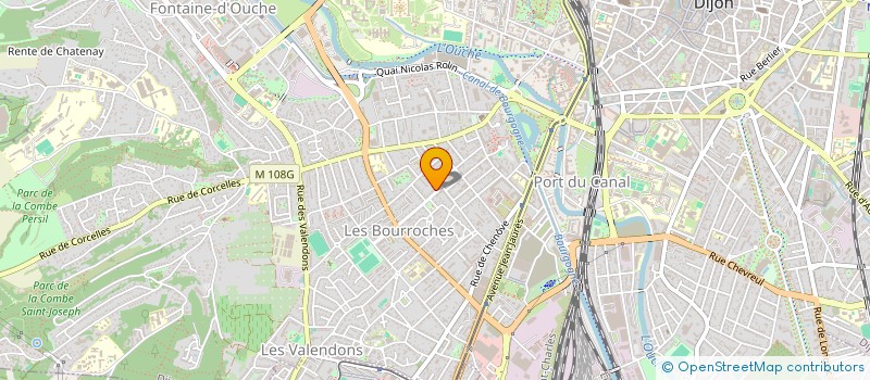 localisation de l'entreprise SCI LES COQUELICOTS à DIJON