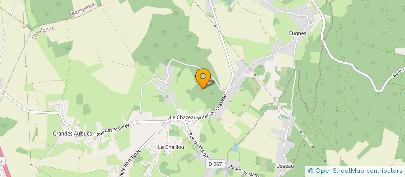 localisation de l'entreprise SCI LES COQUES  CHAULGNES