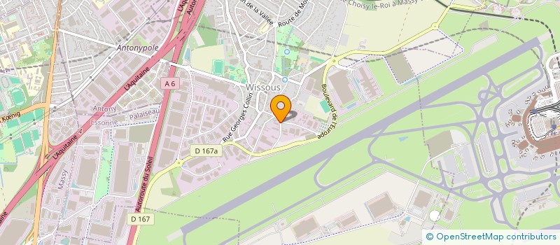 localisation de l'entreprise SCI LES COQUETIERS à WISSOUS