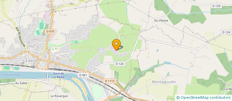 localisation de l'entreprise SCI LES COQUILLES  LA REOLE