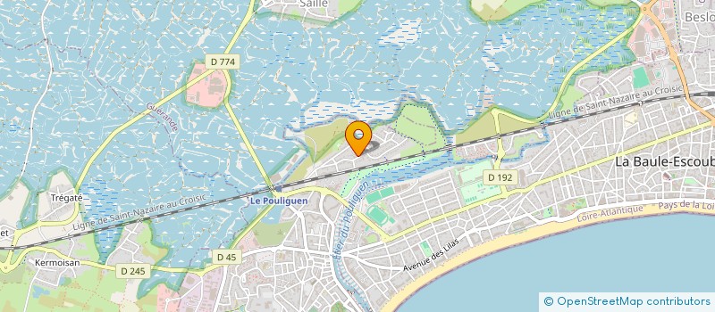 localisation de l'entreprise SCI LES CORALINES  LE POULIGUEN