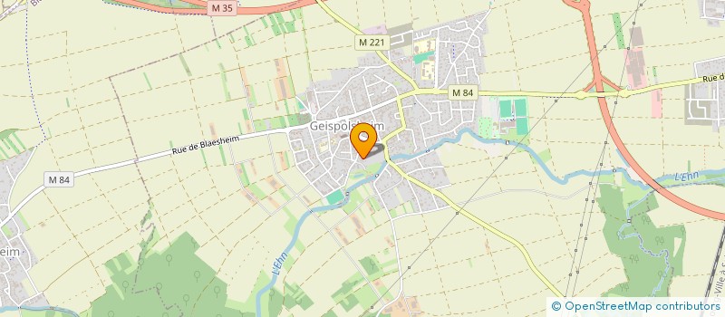 localisation de l'entreprise SCI LES CORAUX  GEISPOLSHEIM