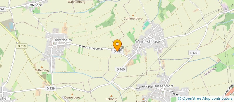 localisation de l'entreprise SCI LES CORBEAUX  WINTERSHOUSE