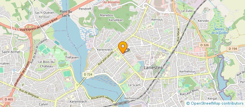 localisation de l'entreprise SCI LES CORBIERES  LANESTER