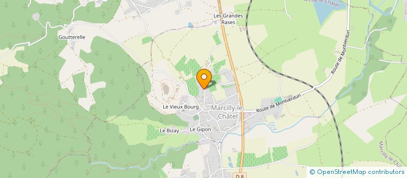 localisation de l'entreprise SCI LES CORBINES  MARCILLY-LE-CHATEL