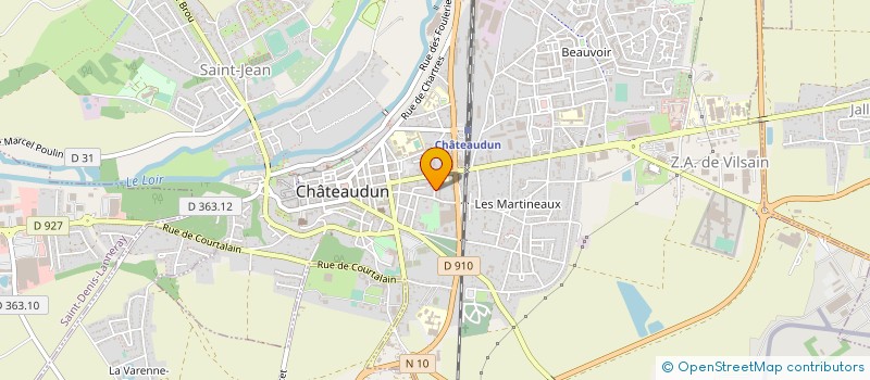 localisation de l'entreprise SCI LES CORDELIERES à CHATEAUDUN