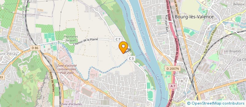 localisation de l'entreprise SCI LES CORDELIERS  SAINT-PERAY