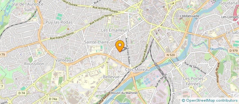 localisation de l'entreprise SCI LES CORDELIERS à LIMOGES