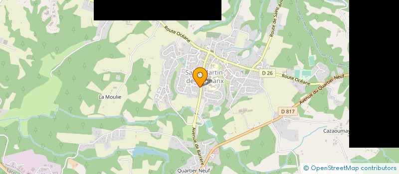 localisation de l'entreprise SCI LES CORDELIERS  SAINT-MARTIN-DE-SEIGNANX