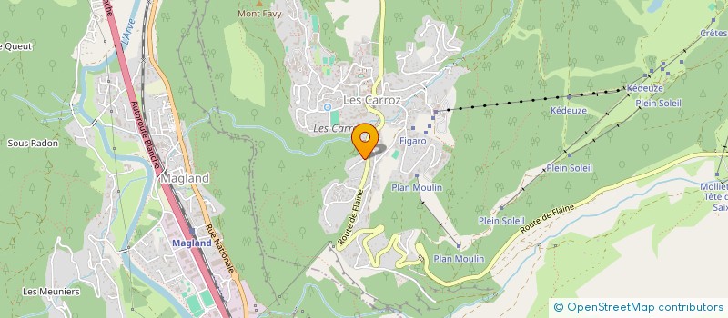 localisation de l'entreprise SCI LES CORDES  ARACHES-LA-FRASSE