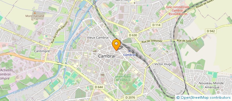 localisation de l'entreprise SCI LES CORDIERS à CAMBRAI