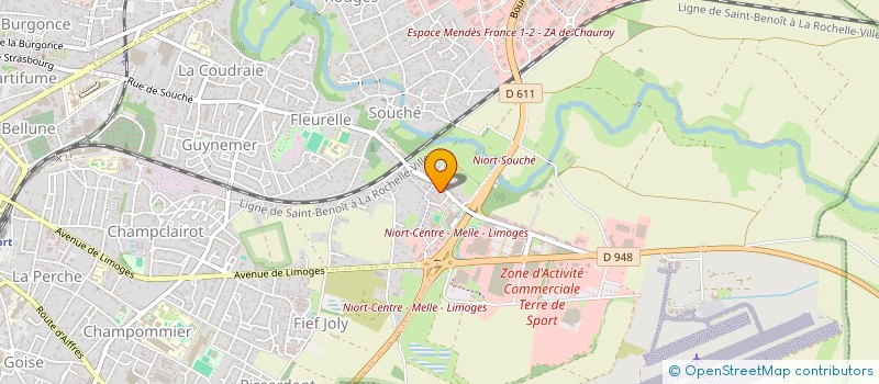 localisation de l'entreprise SCI LES CORMIERS à NIORT